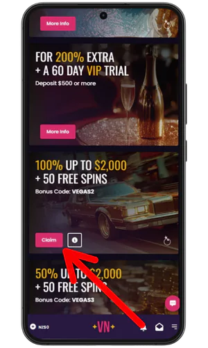 Bonus Selection VegasNow
