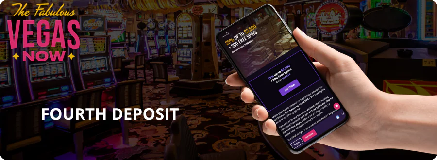 Fourth deposit VegasNow
