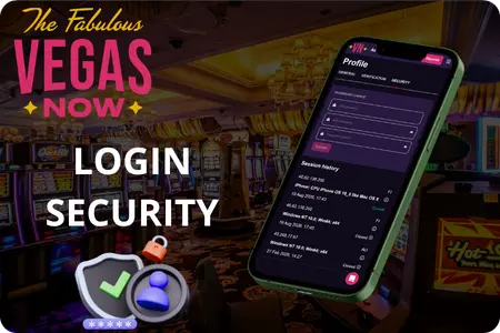 VegasNow account security