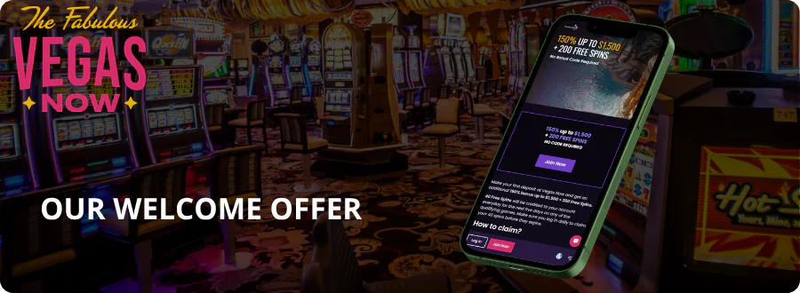 Our welcome offer VegasNow
