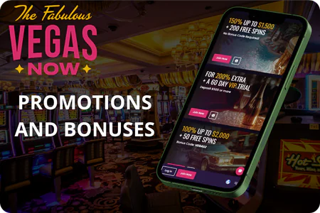 Promotions and bonuses Vegas Now