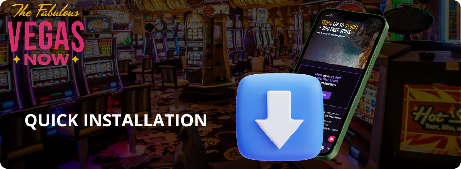 Quick installation VegasNow