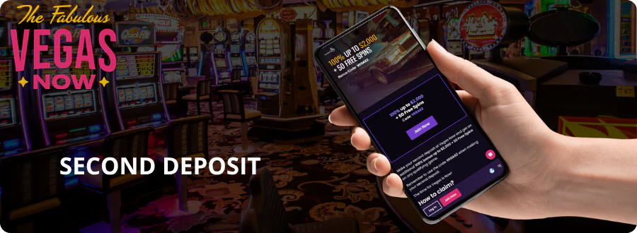 Second deposit VegasNow